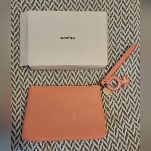 Pandora Me Collector’s Pouch & Coral Pink Wristlet